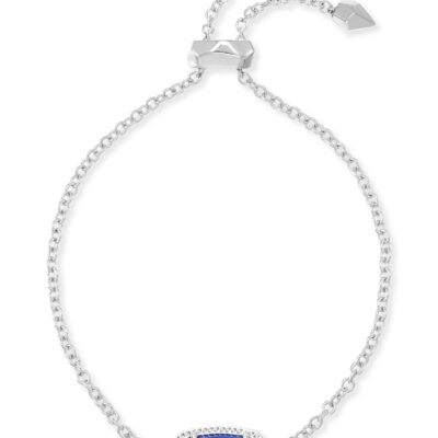 Elaina Rhodium Cobalt Bracelet